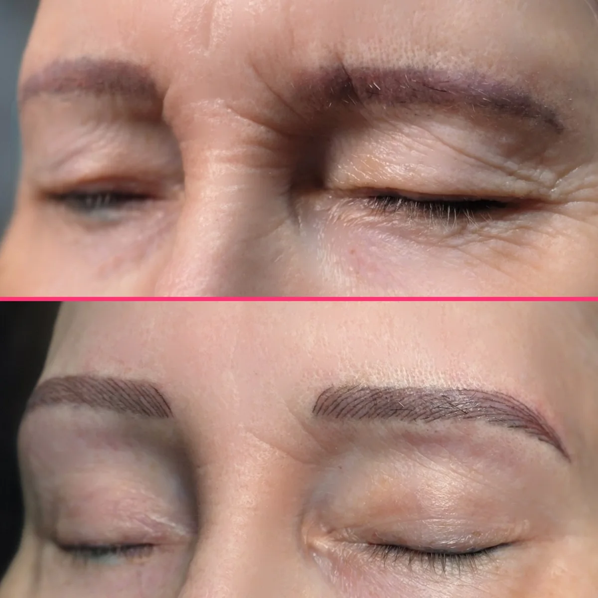 Nano Brows before and after result 3